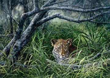 Animal Painting - leopardo 16